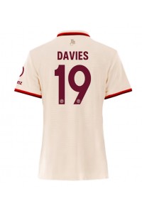 Bayern Munich Alphonso Davies #19 Voetbaltruitje 3e tenue Dames 2024-25 Korte Mouw